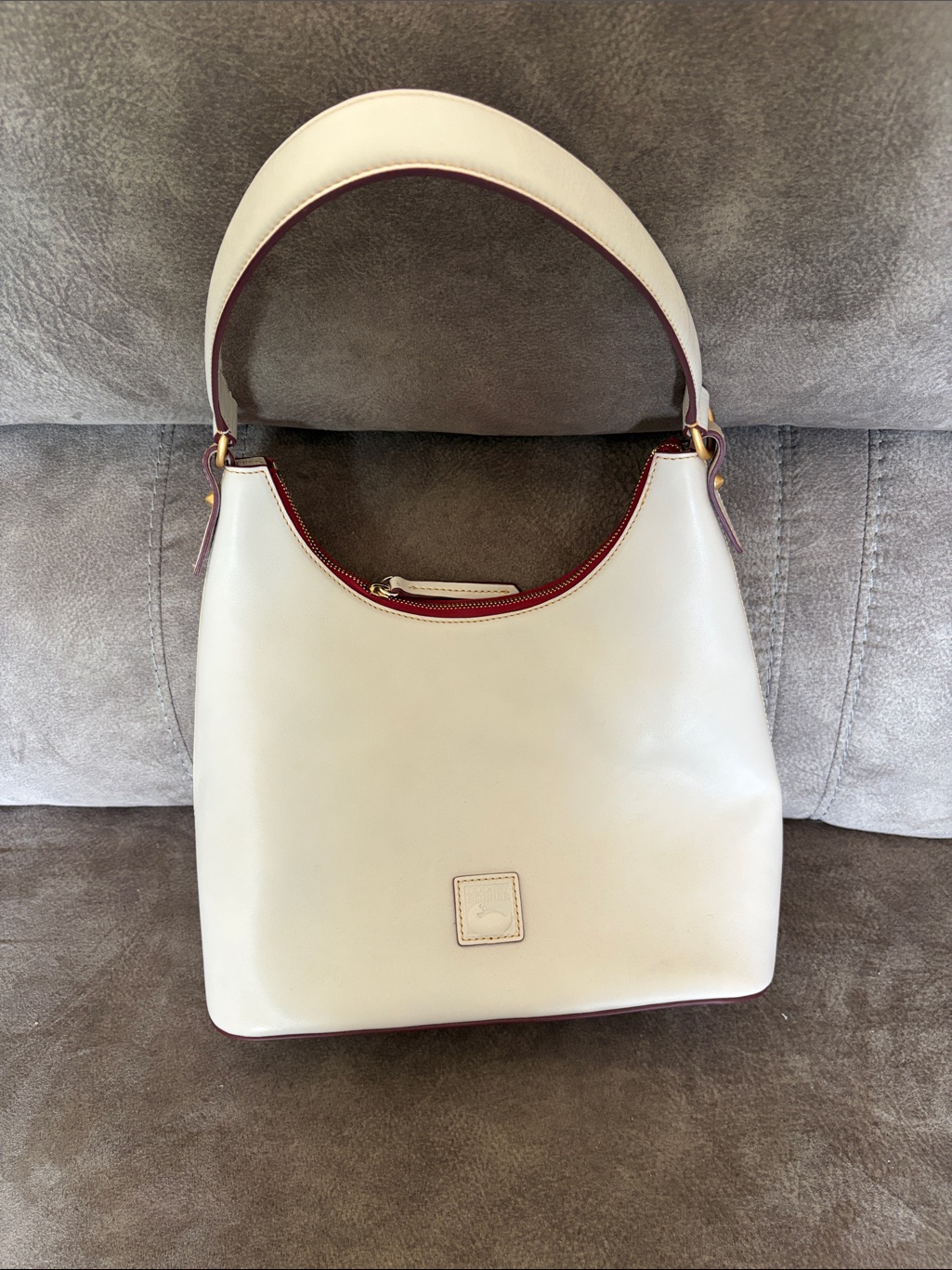 Dooney & Bourke Florentine Ecru Handbag Used Once